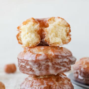 Old Fashioned Sour Cream Cake Donuts