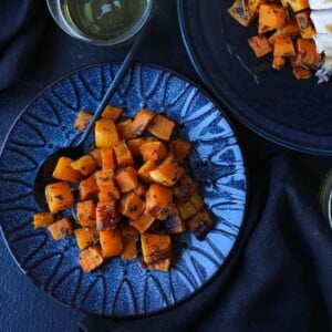 Spiced Roasted Butternut Squash Cubed