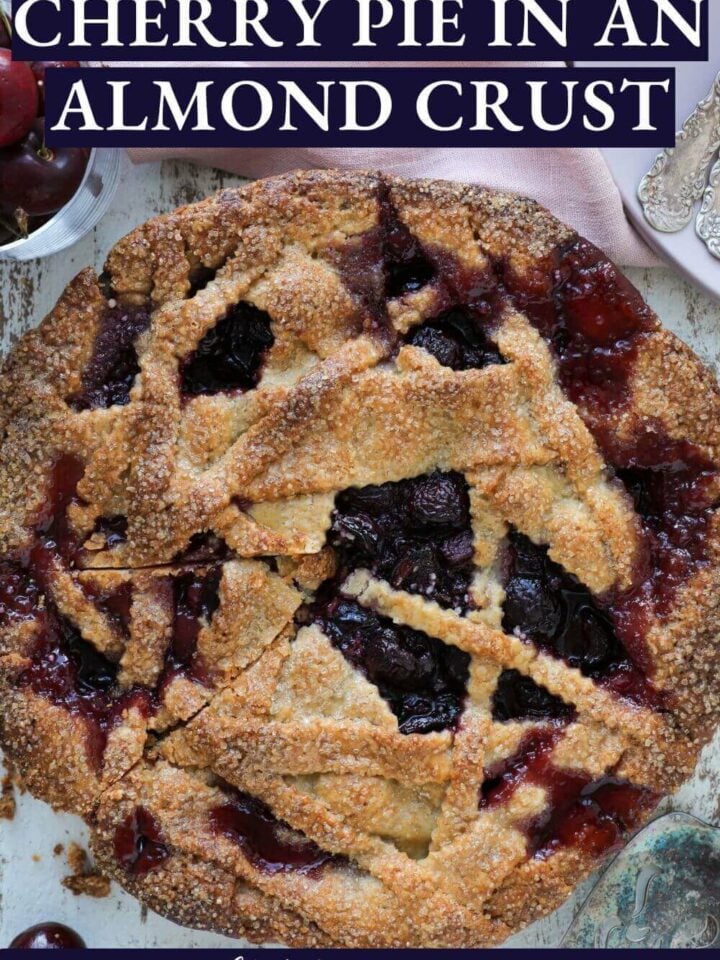 Cherry Pie in an Almond Crust Chef Lindsey Farr