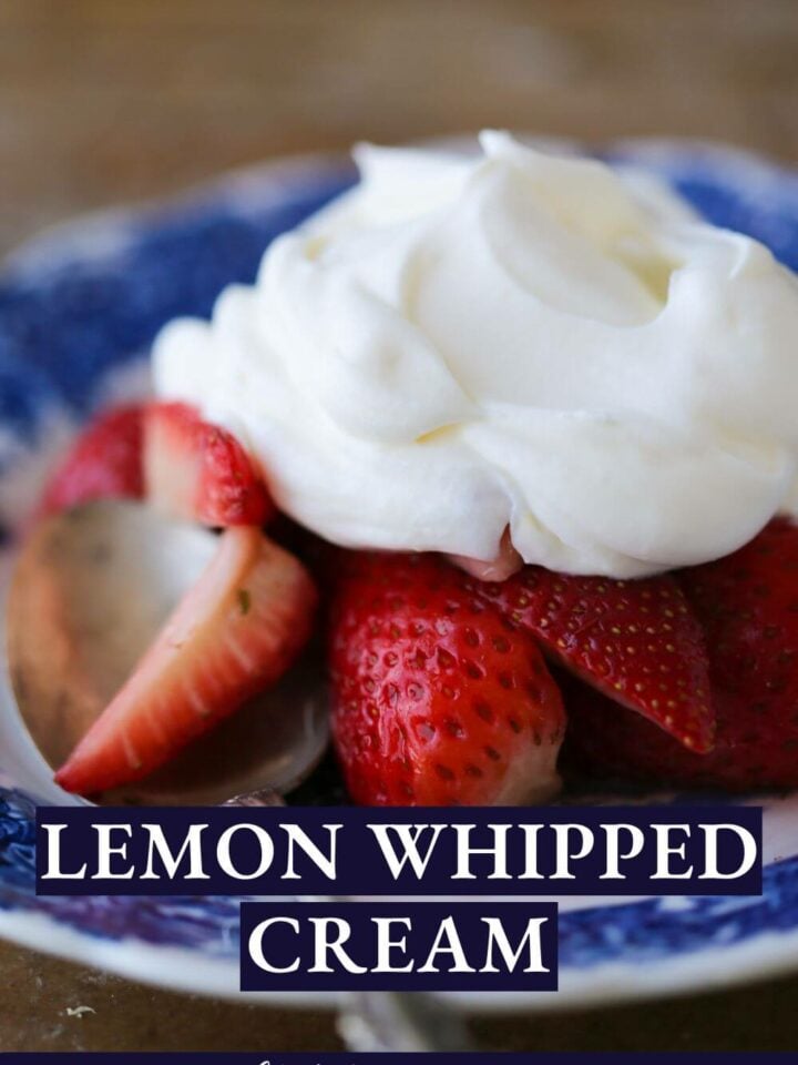 Lemon Whipped Cream Chef Lindsey Farr