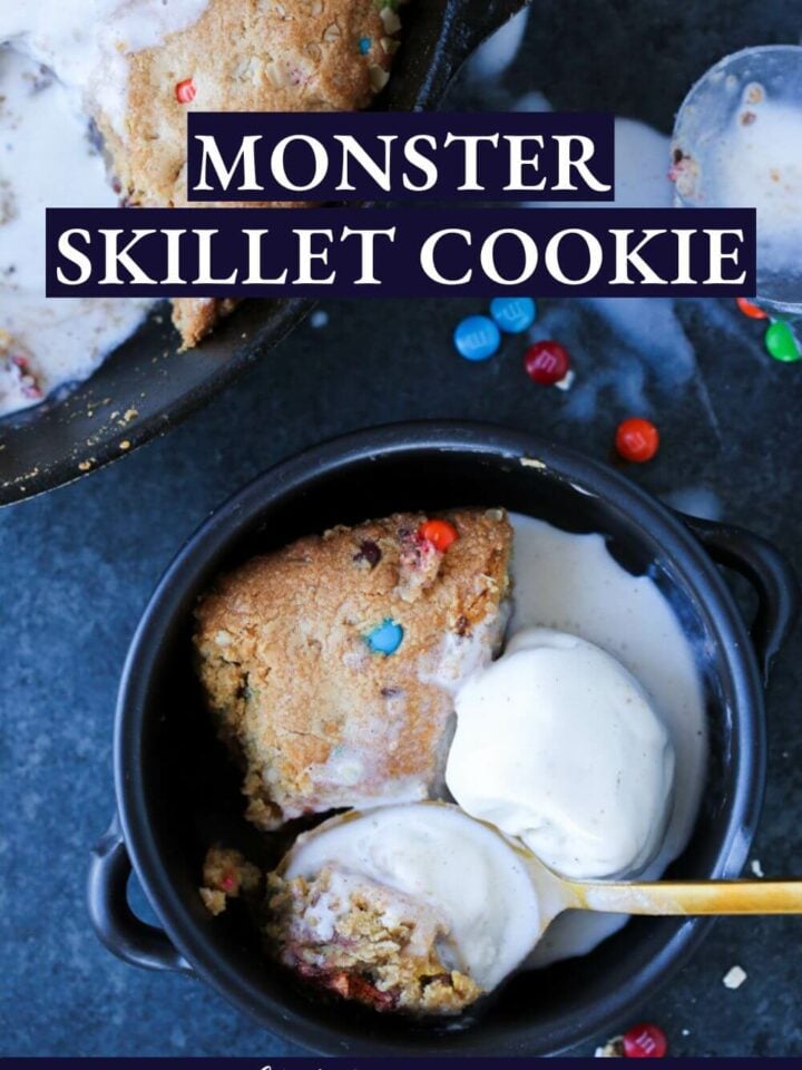 Monster Skillet Cookie Chef Lindsey Farr