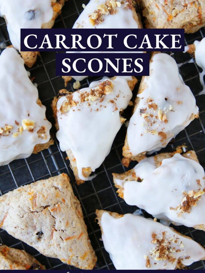 Carrot Cake Scones Chef Lindsey Farr