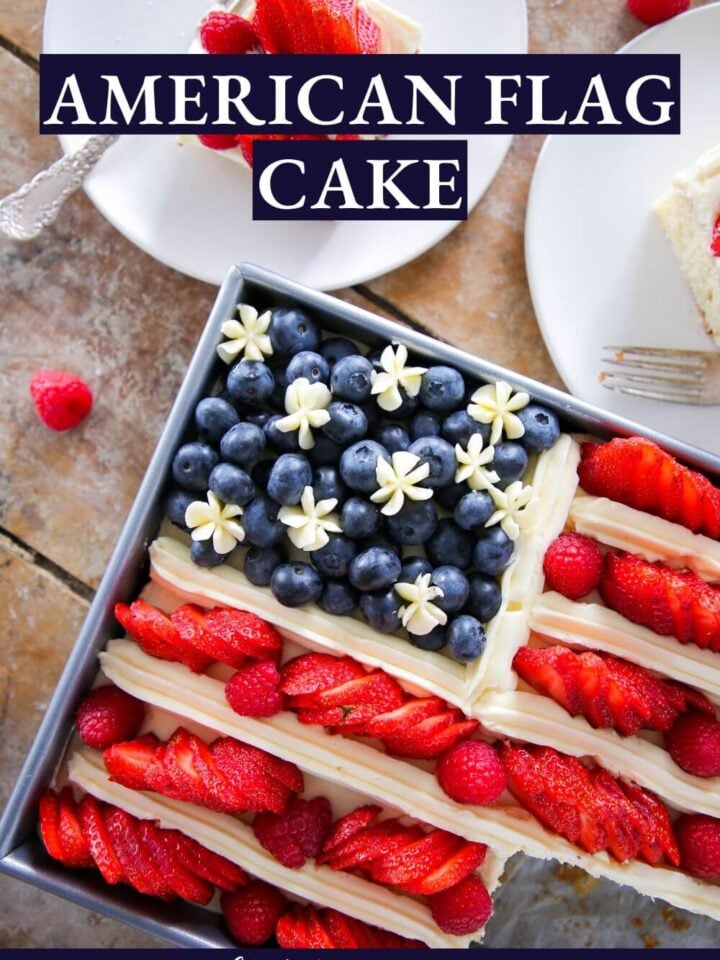 American Flag Cake Chef Lindsey Farr