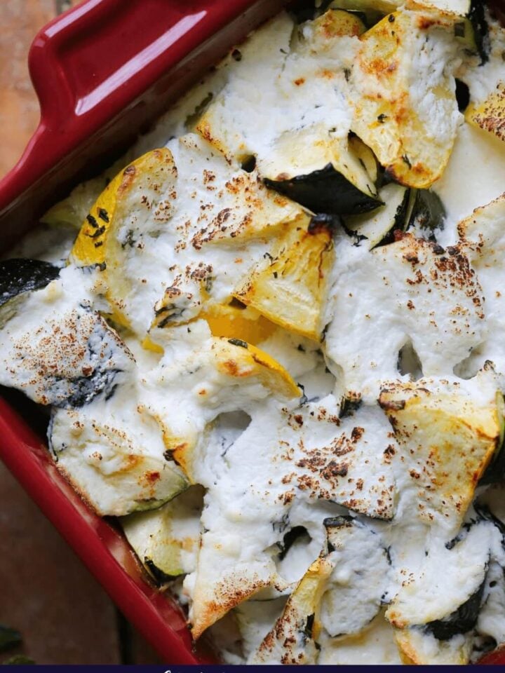 Baked Zucchini and Ricotta Casserole Chef Lindsey Farr