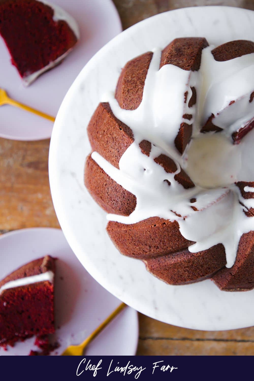 Red Velvet Pound Cake - Chef Lindsey Farr