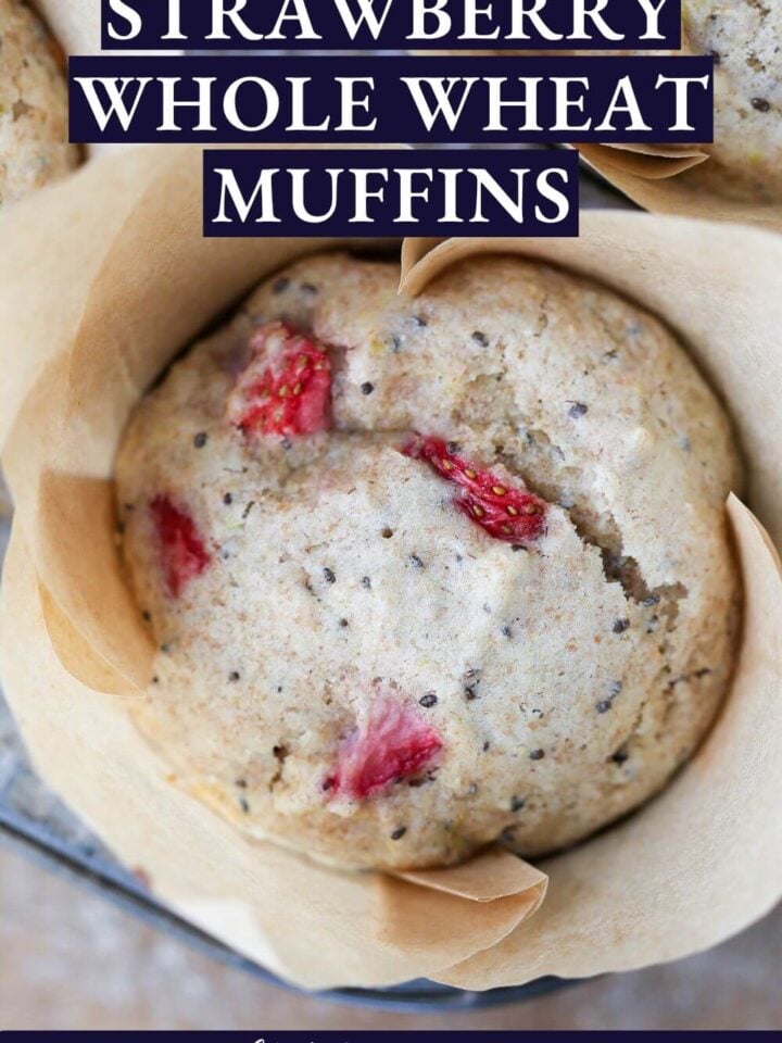 Strawberry Whole Wheat Muffins Chef Lindsey Farr