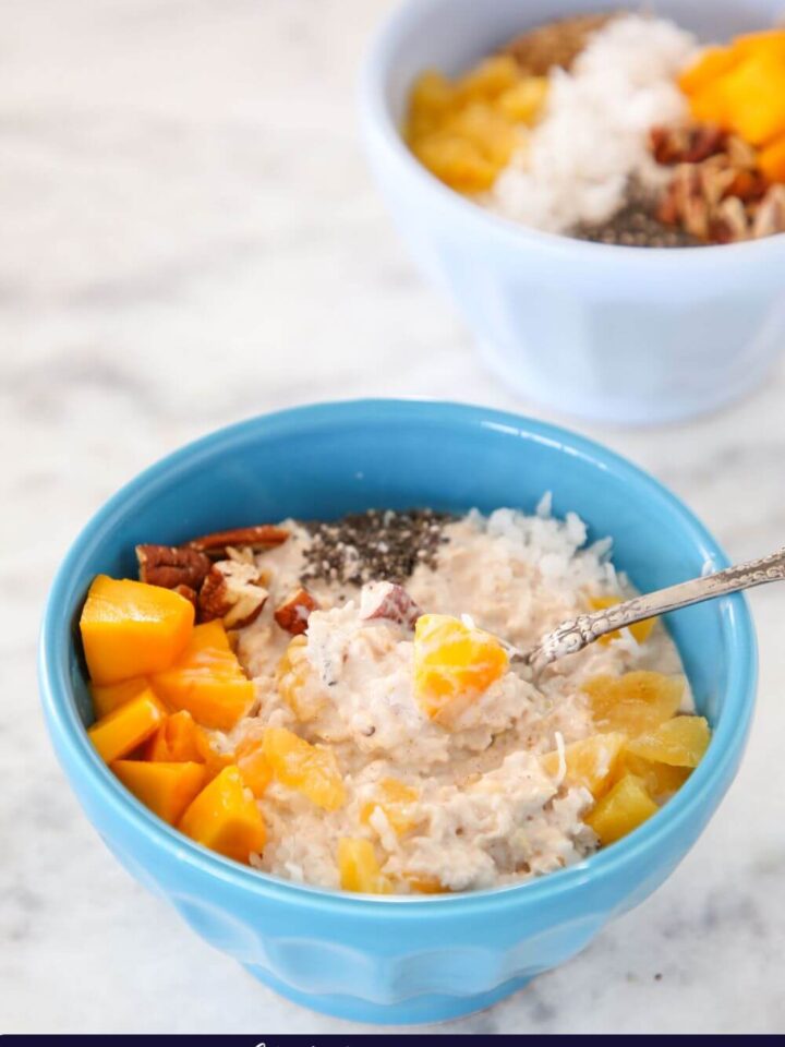 Tropical Overnight Oats Chef Farr