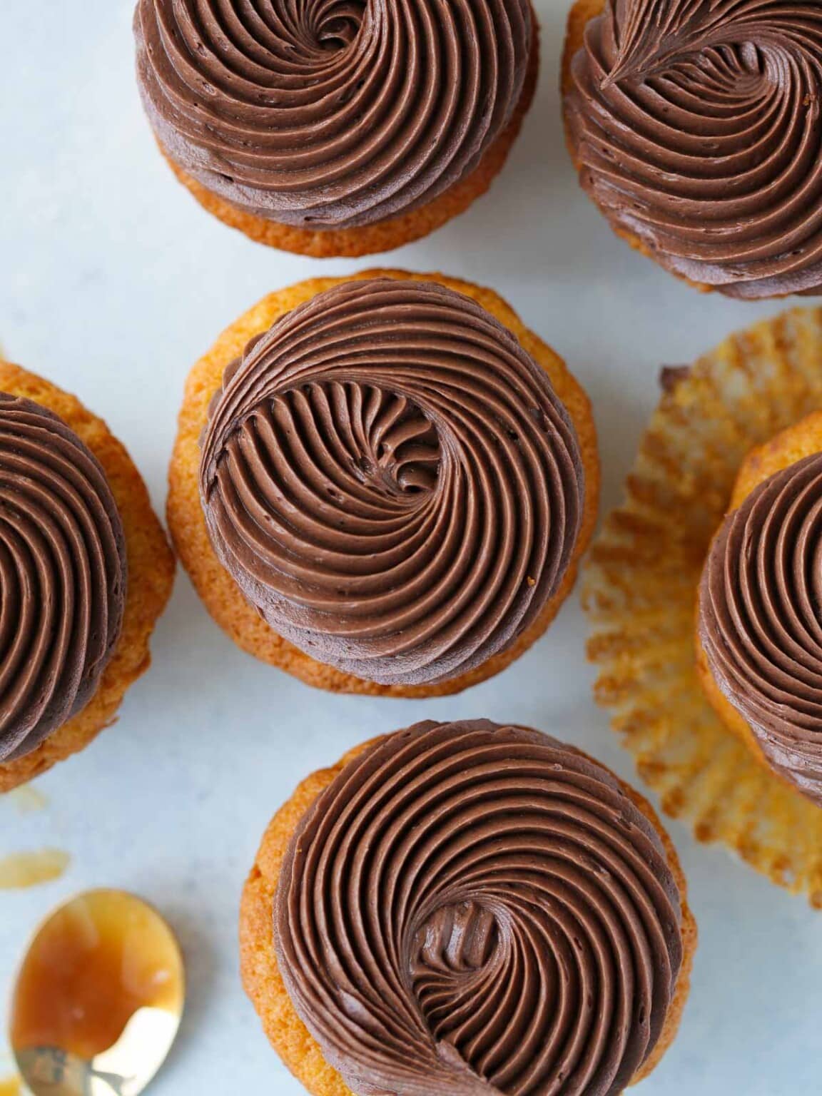 Chocolate Caramel Cupcakes - Chef Lindsey Farr