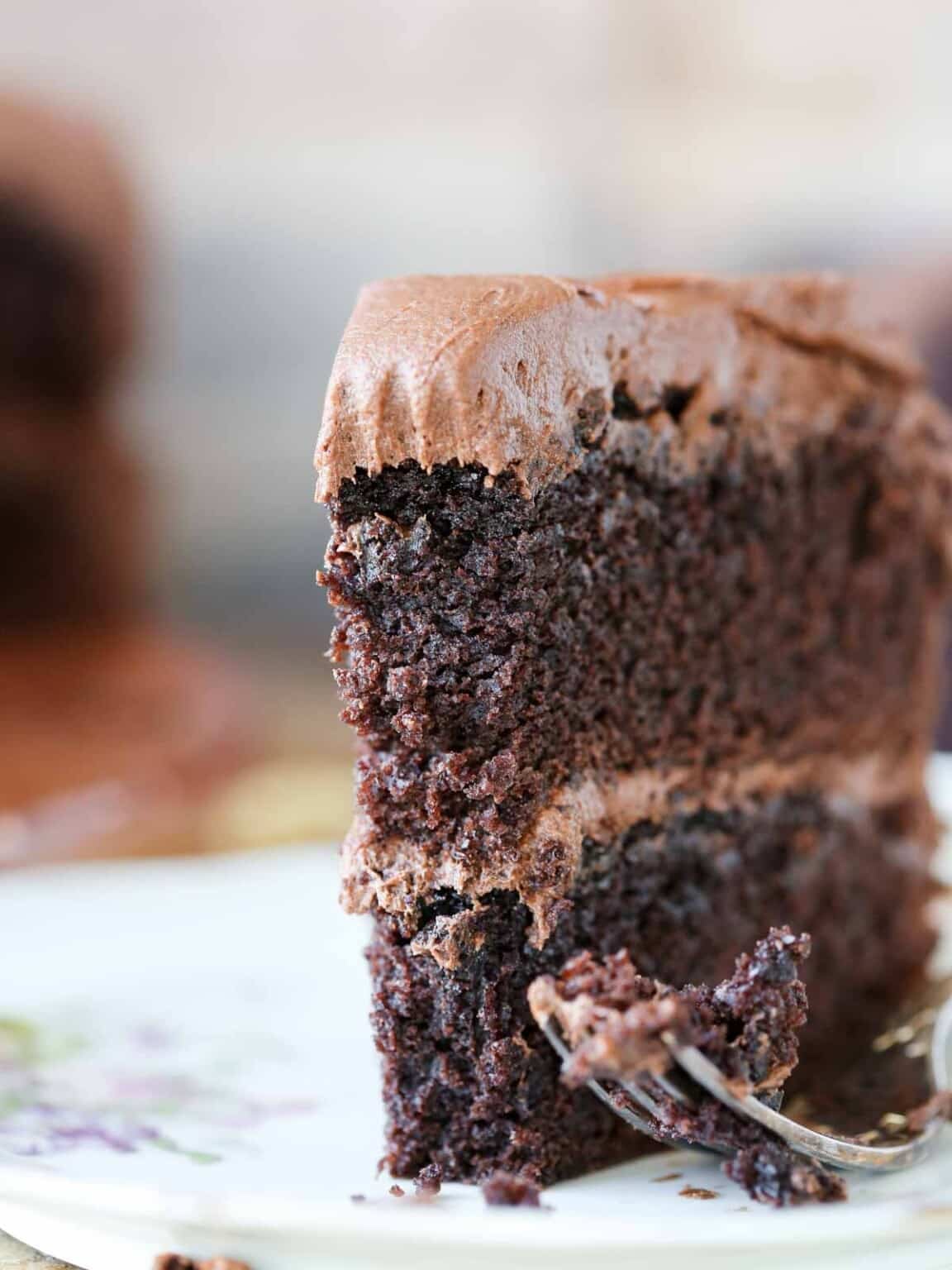 Easy Moist Chocolate Cake Recipe - Chef Lindsey Farr