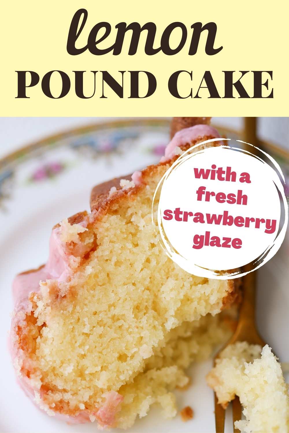 Lemon Pound Cake - Chef Lindsey Farr