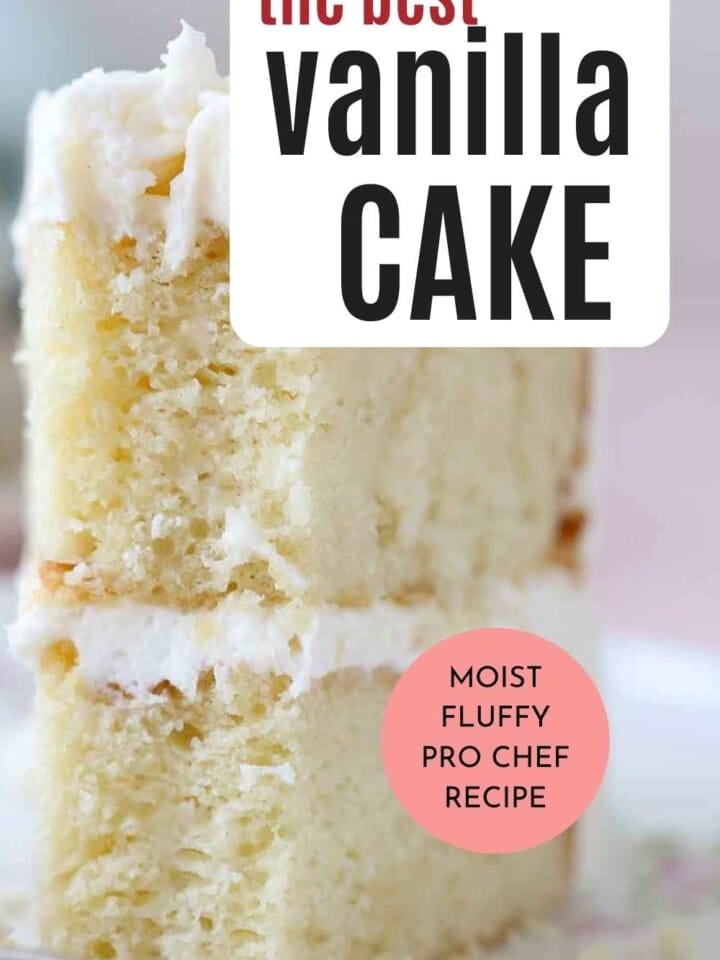 Moist Vanilla Cake Recipe - Chef Lindsey Farr