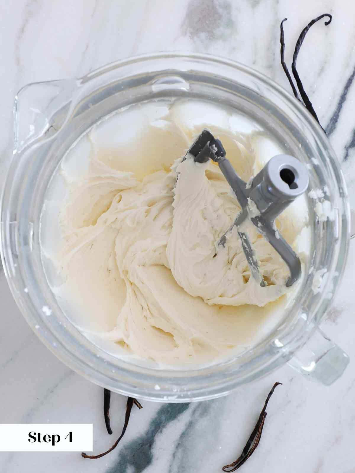 perfectly smooth american buttercream.