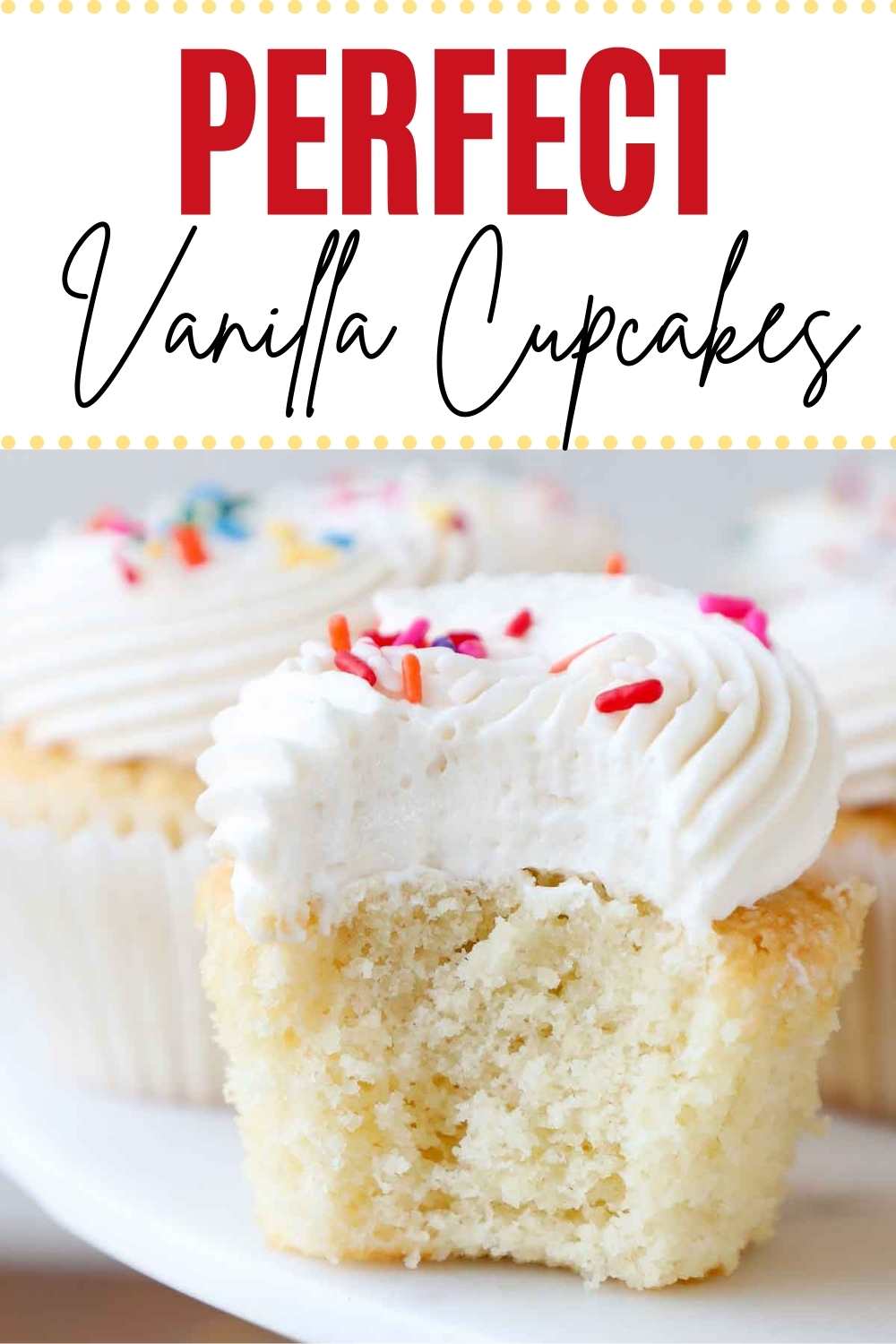 Vanilla Cupcakes - Chef Lindsey Farr