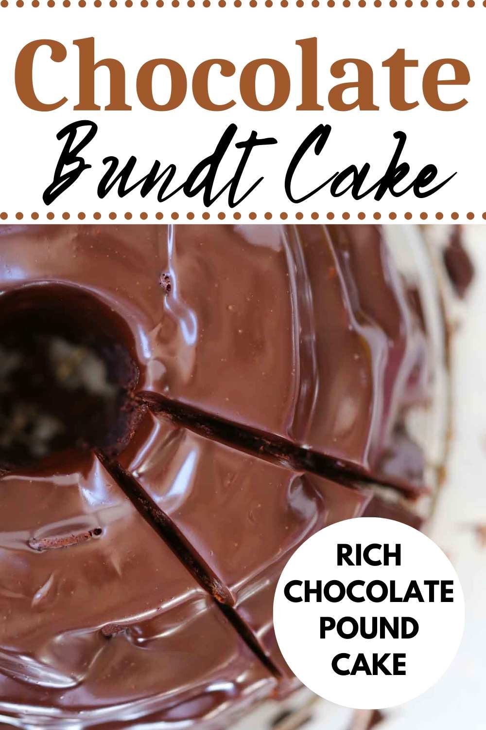 Chocolate Bundt Cake (Chocolate Ganache Topping) - Chef Lindsey Farr