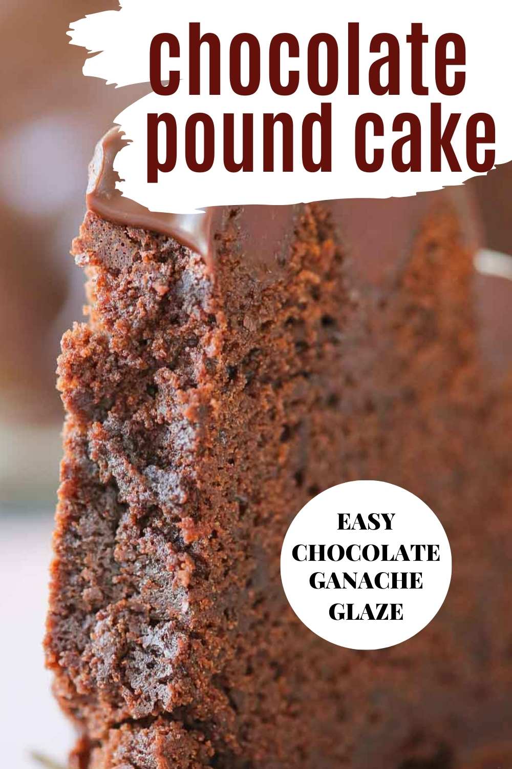 Chocolate Bundt Cake (Chocolate Ganache Topping) - Chef Lindsey Farr