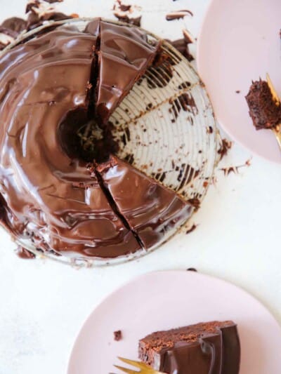 Chocolate Bundt Cake (Chocolate Ganache Topping) - Chef Lindsey Farr