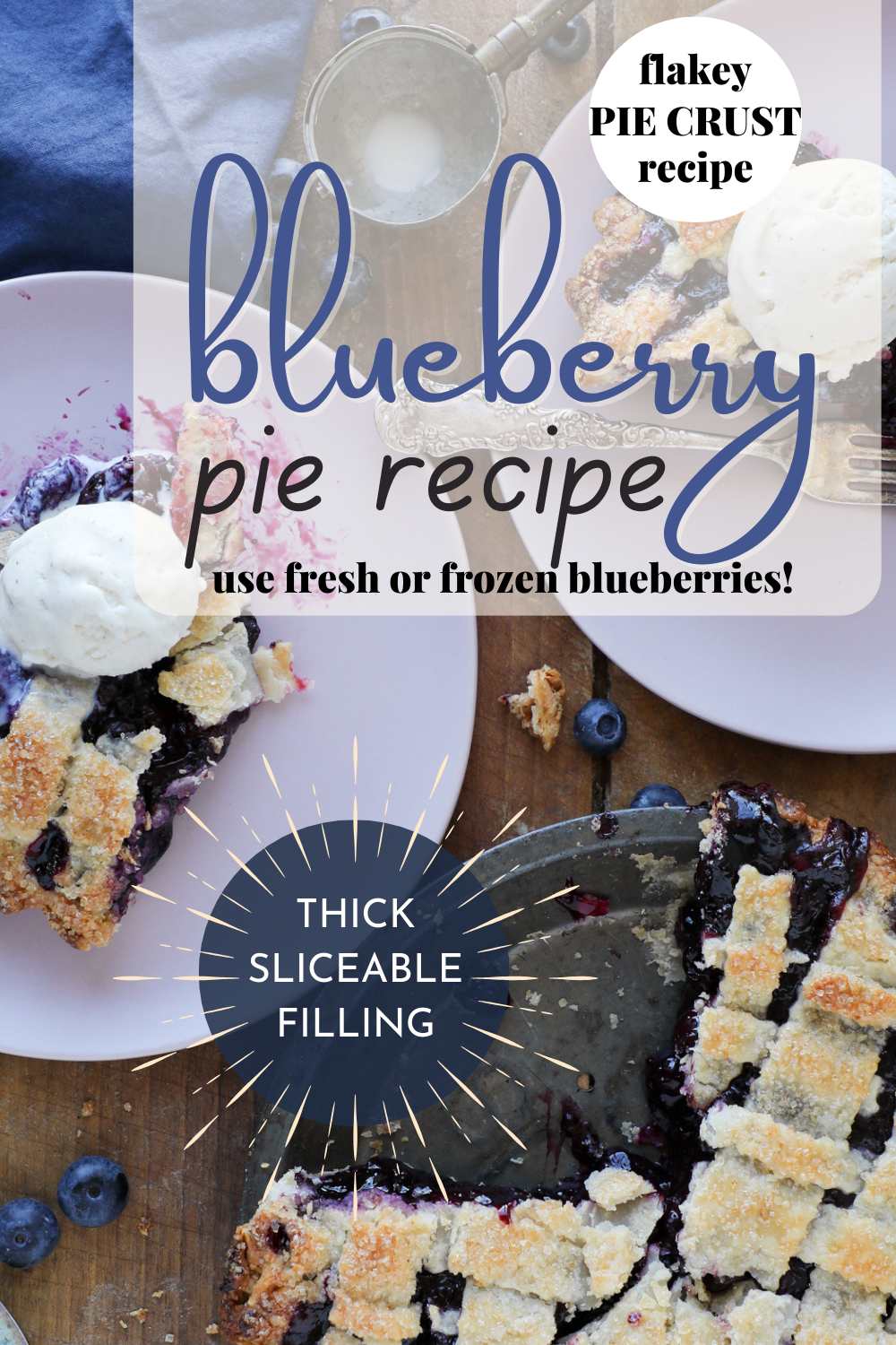 Blueberry Pie Recipe - Chef Lindsey Farr
