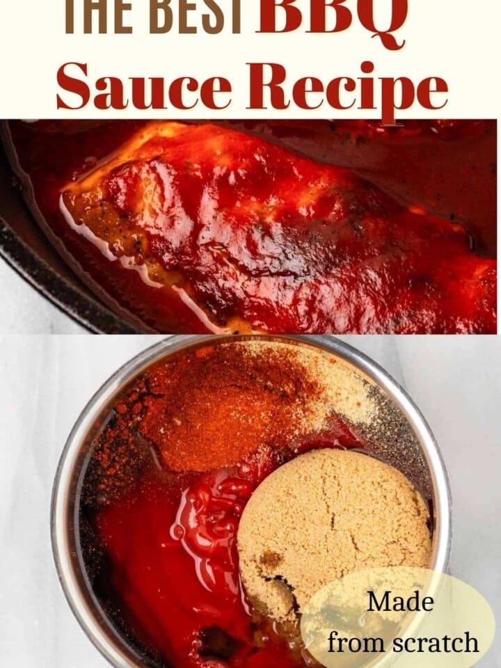 BBQ sauce in a pot.