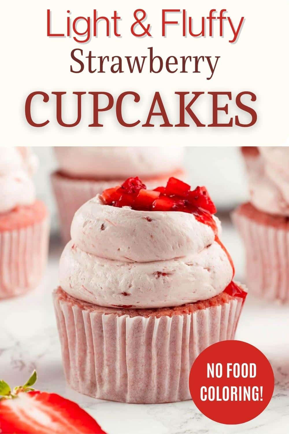 Strawberry Cupcakes - Chef Lindsey Farr