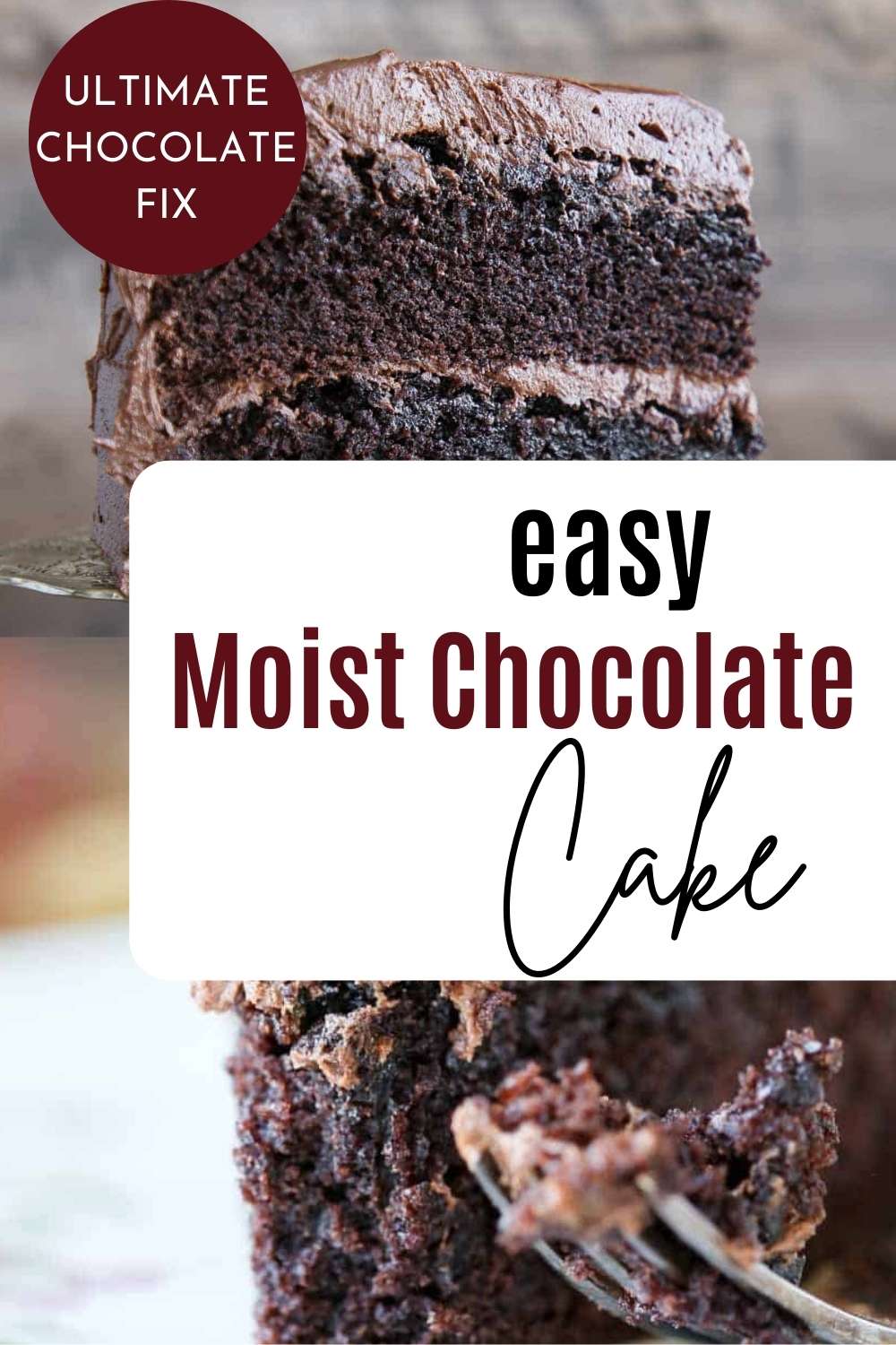 Easy Moist Chocolate Cake Recipe - Chef Lindsey Farr