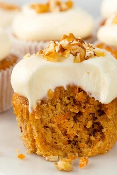 Caramel Apple Cupcakes Recipe - Chef Lindsey Farr