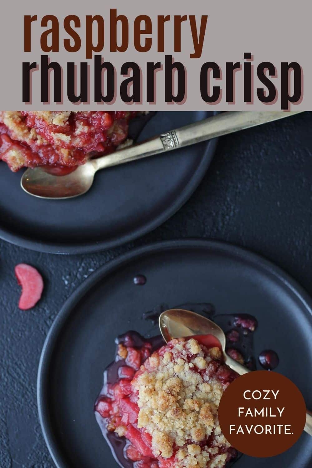 Founders Raspberry Rhubarb Raspberry Rhubarb Crisp - Chef Lindsey Farr