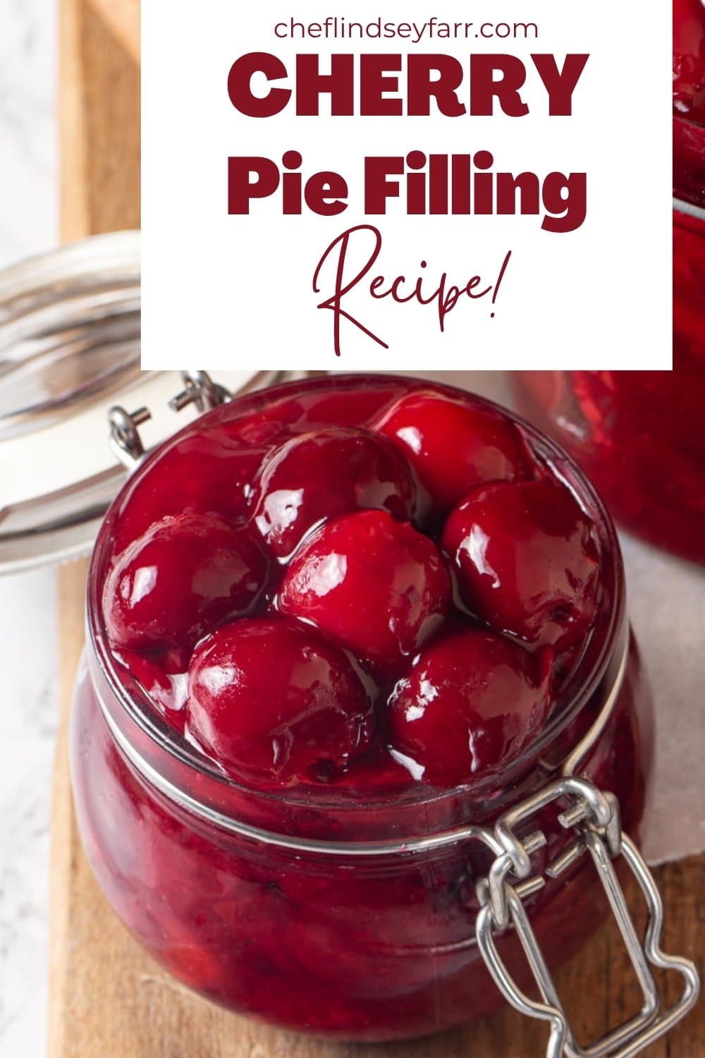 Cherry Pie Filling Recipe - Chef Lindsey Farr