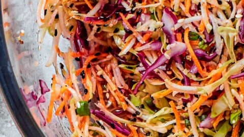 broccoli slaw dressing red wine vinegar Broccoli Slaw Recipe