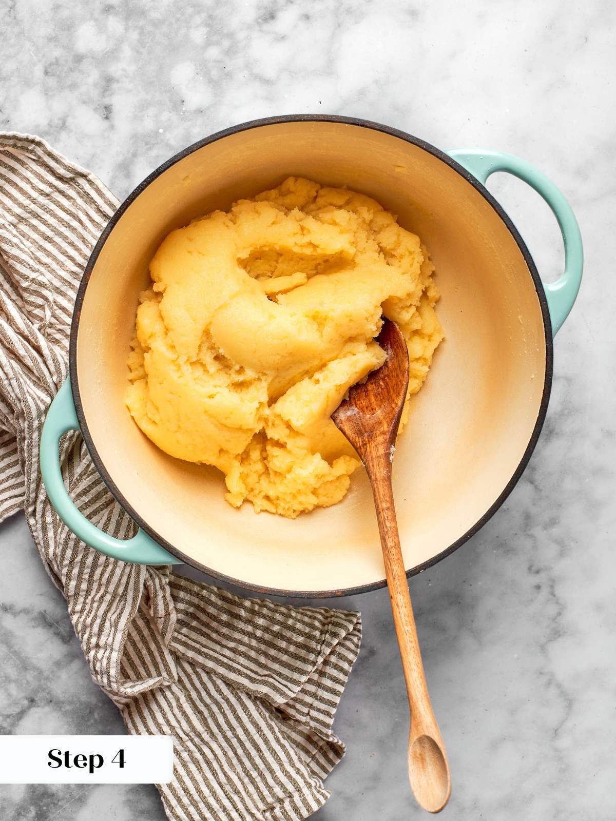 cooking panade for choux paste.