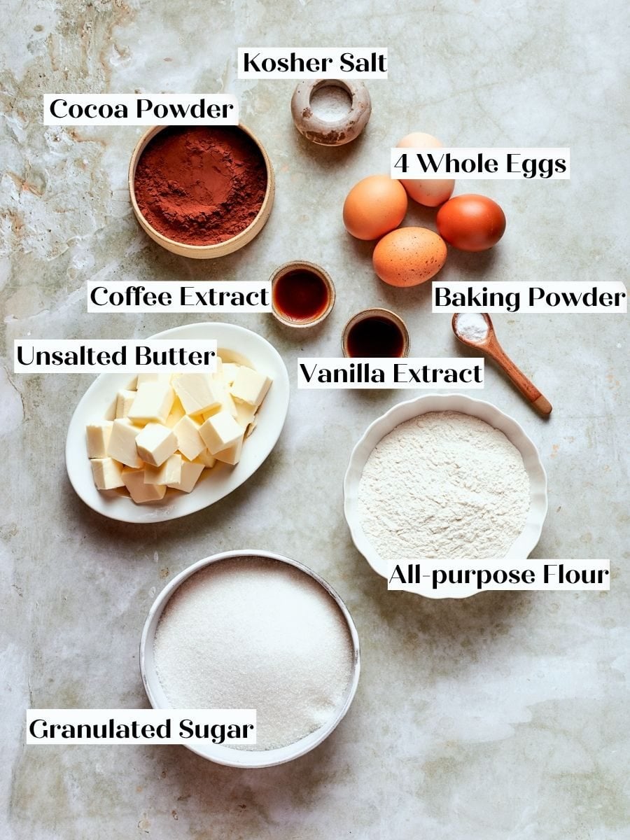 Every ingredient for these one bowl brownies is a standard pantry staple, no special equipment required.