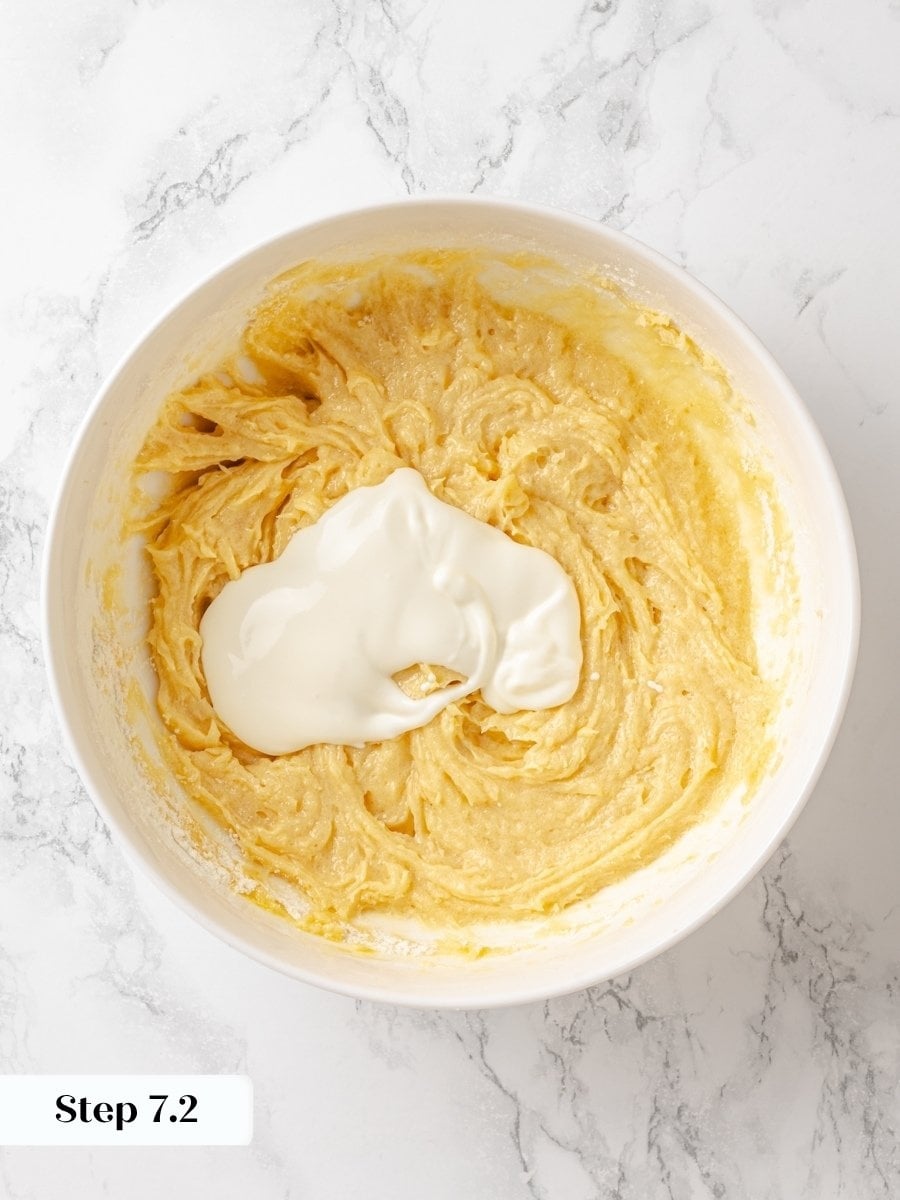 Sour cream is what keeps this crumb cake moist enough to hold such a heavy topping.