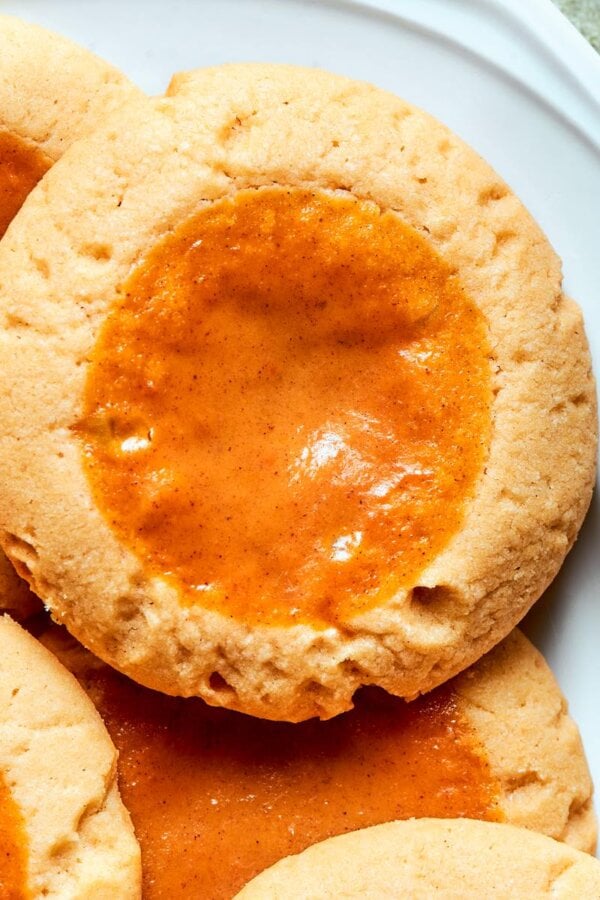 The custard center makes a pumpkin pie cookie taste just like a real slice of pie.