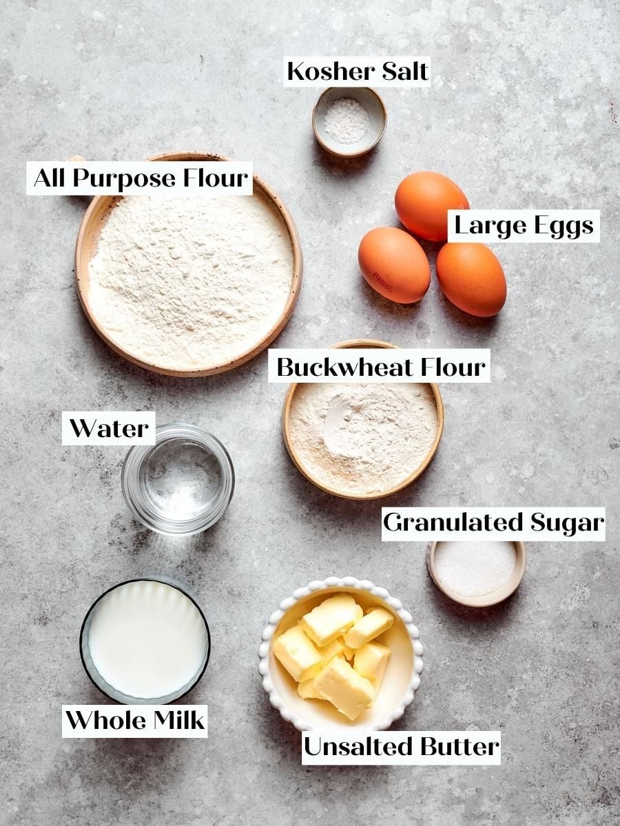 Eight simple pantry items are all these buckwheat crepes need, with butter doing the heavy lifting.