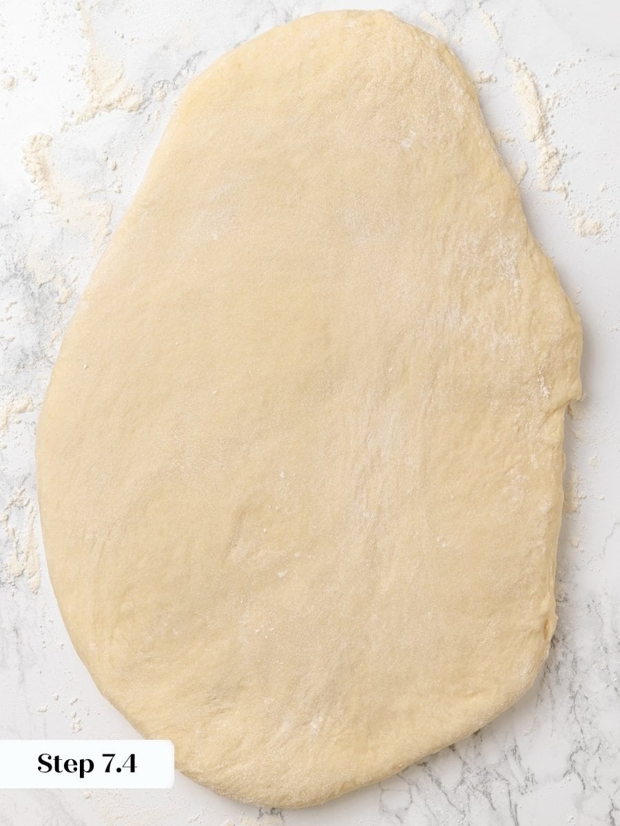 Half an inch is the thickness that lets these Krispy Kreme donuts puff without staying raw.