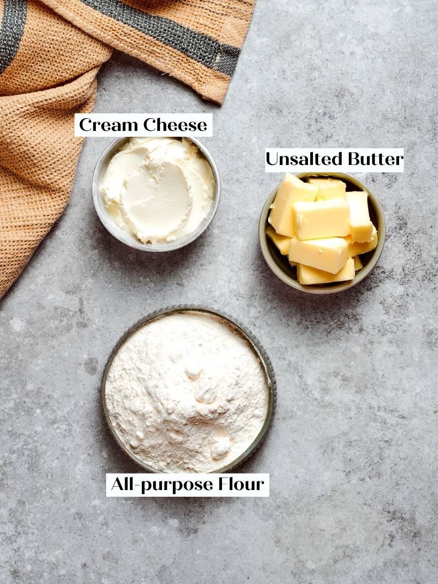 Just three ingredients build the tender press-in crust these mini apple pies are known for.