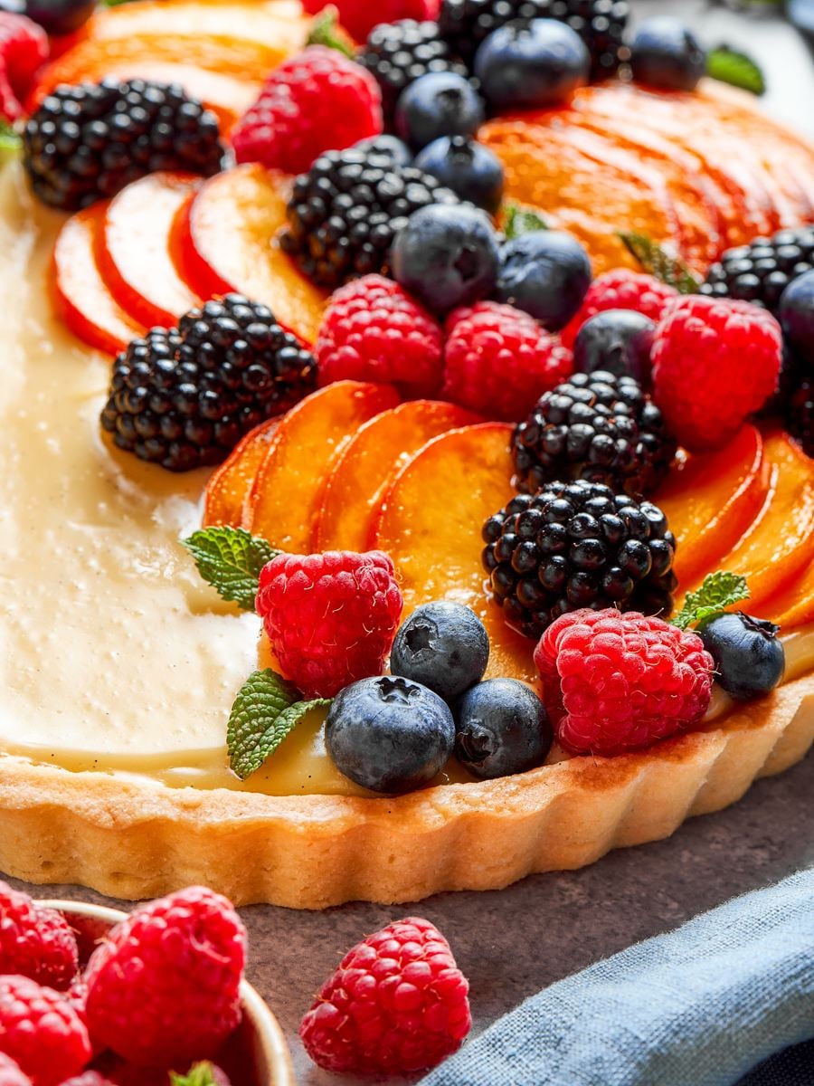 Holding that fluted shape cleanly through baking is one reason pâte sablée suits tarts.