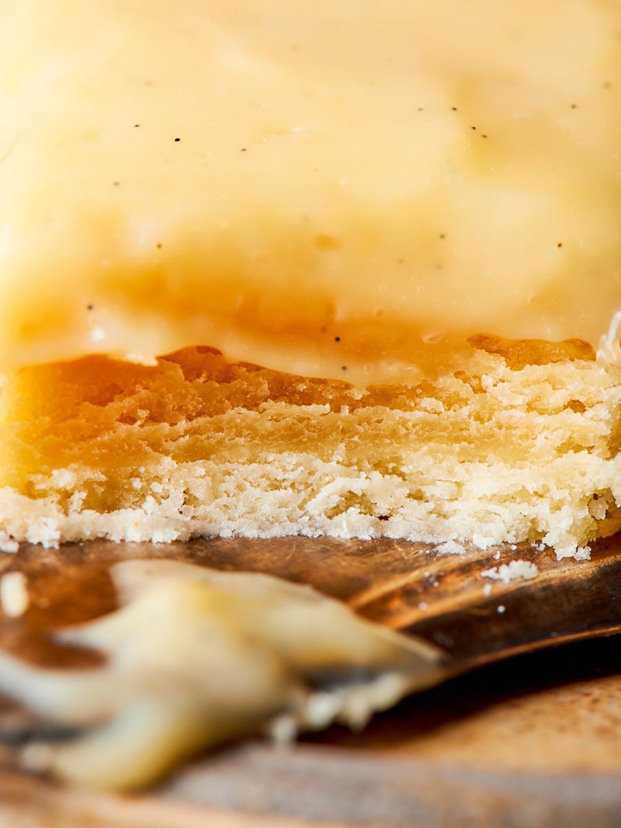 At this distance the fine, sandy crumb that defines pâte sablée is unmistakable.