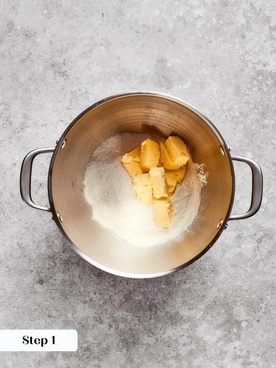 Keeping the butter cold is what lets pâte sablée come together without turning greasy.