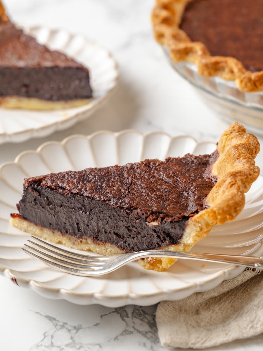Make this chocolate chess pie ahead; it keeps in the refrigerator for up to two weeks.