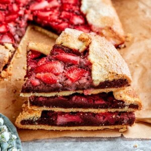 Melted chocolate and Dutch cocoa give this chocolate frangipane deep flavor without overpowering the almond.