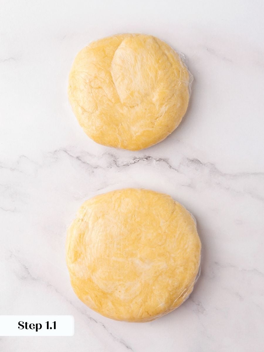 Chilling the dough keeps the butter firm so the chocolate fudge pie crust bakes flaky.