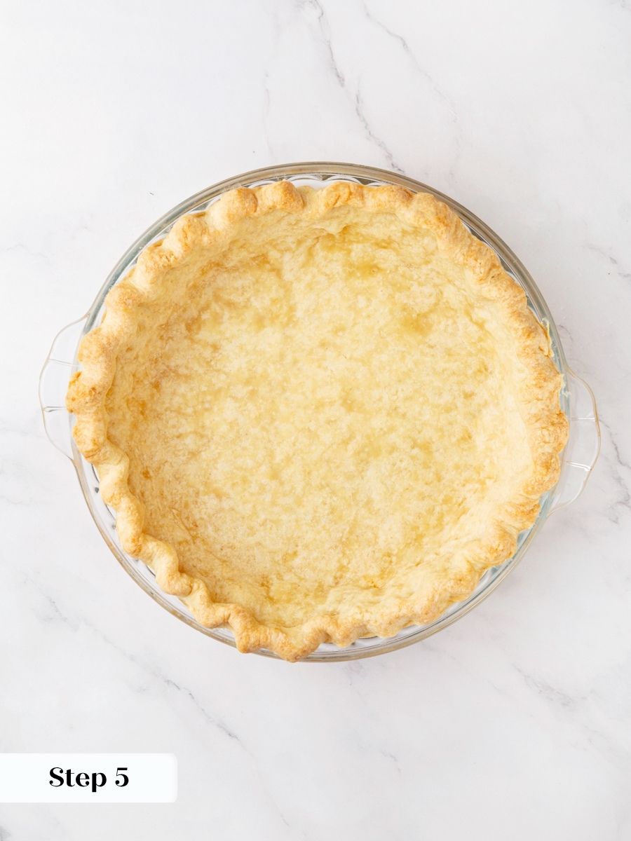 Par-baking the shell before filling is what protects chocolate fudge pie from a soggy bottom crust.